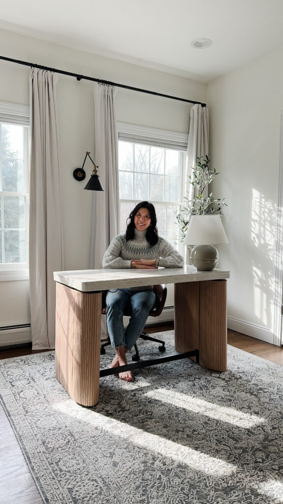 DIY standing desk cover